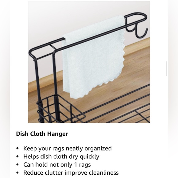 Estituent Sink🚰Organizer, Stainless Steel Sponge🧽Caddy for Kitchen🔪Sink🚰 - Picture 10 of 12